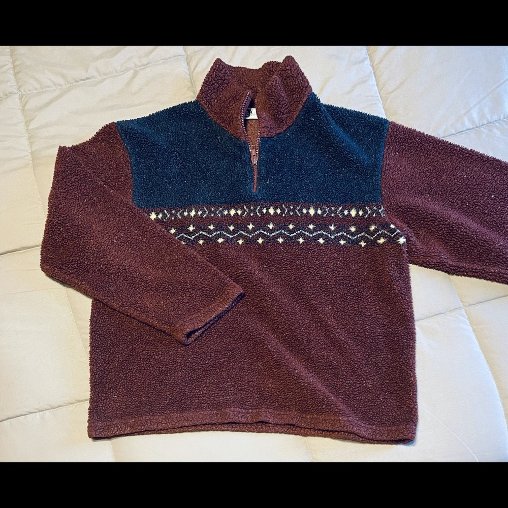 Vintage fleece pullover